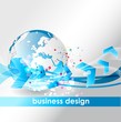 vector globe background with arrows vector globe background with arrows