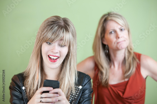 Photo: Young Woman Texting Young Woman Texting