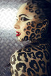 cat woman close up cat woman close up