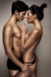 Romantic Couple In Lingerie