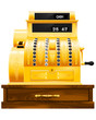 Antique cash register