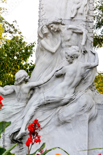Foto: Österreich, Wien, Johann Strauß Denkmal Österreich, Wien, Johann Strauß Denkmal