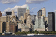 Manhattan, gesehen vom Hudson River, New York, USA