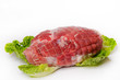 Rollbraten auf Salat