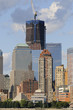 Manhattan, gesehen vom Hudson River, New York, USA
