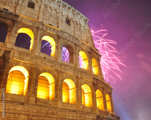 Foto: Firework at Colloseum 2012 Firework at Colloseum 2012