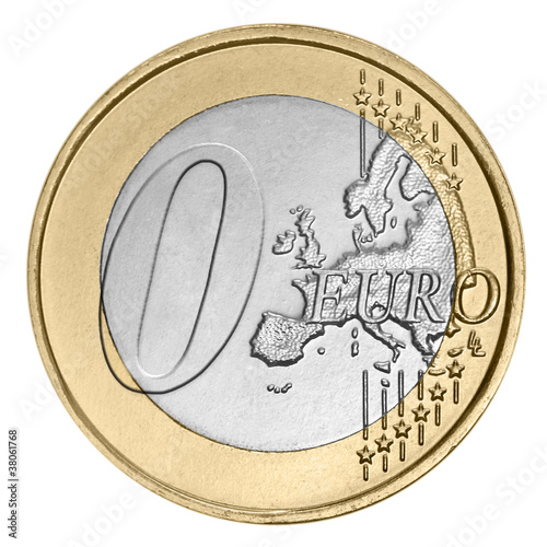 Photo: Zero euro coin Zero euro coin