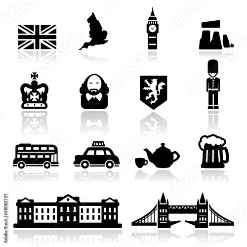 Vector: Icons set British Culture Icons set British Culture