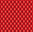 Motif capitonné rouge