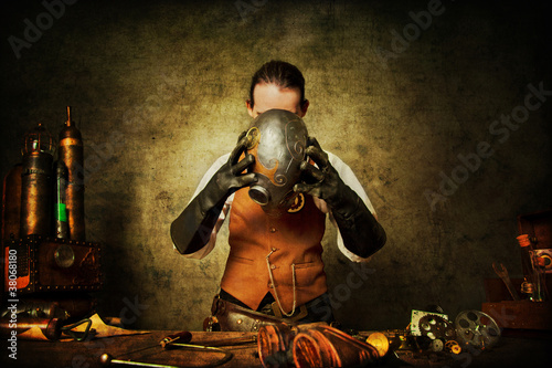 Photo: Mr TIB at work Mr TIB at work