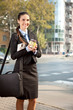 businesswoman with coffee