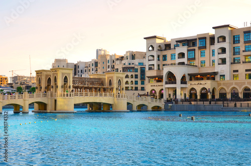 Photo: Dubai downtown, UAE Dubai downtown, UAE