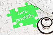 Geldgeschäfte puzzle untersuchung
