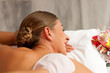 Wellness - woman getting massage in Spa