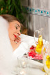 Wellness - woman getting massage in Spa