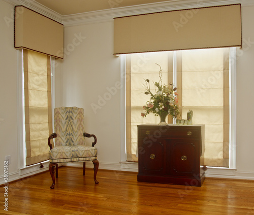 Photo: Corner of Living Room on Hardwood Floor Corner of Living Room on Hardwood Floor