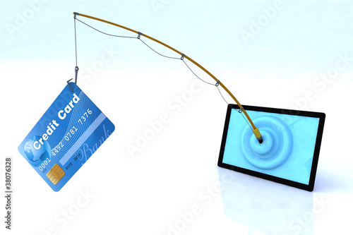 Illustration: touch screen security concept touch screen security concept