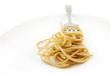 Vollkorn-Spaghetti mit Gabel