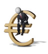 Thinking about Euro currency Headman concept