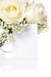 Bouquet of roses in a vase