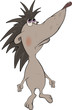 Hedgehog. Cartoon