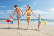 Family on beach vacation Family on beach vacation
