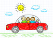 Drawing of car Drawing of car