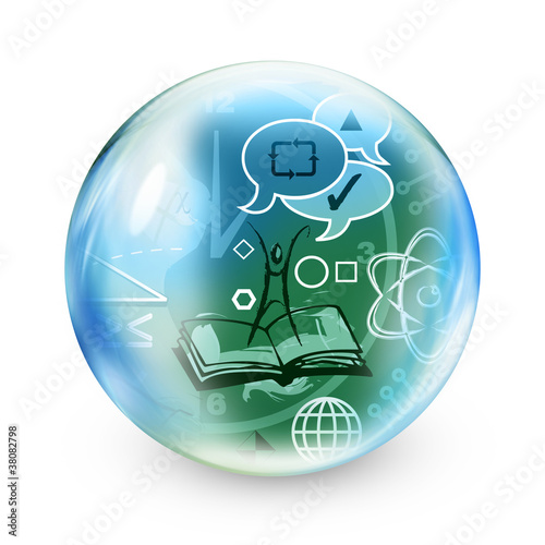 Illustration: knowledge sphere knowledge sphere