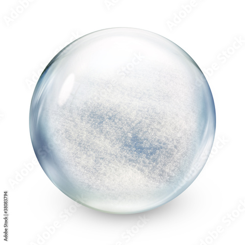 Photo: snow sphere snow sphere