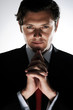 evil business portrait