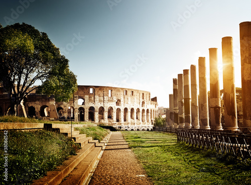 Photo: Colosseum in Rome, Italy Colosseum in Rome, Italy