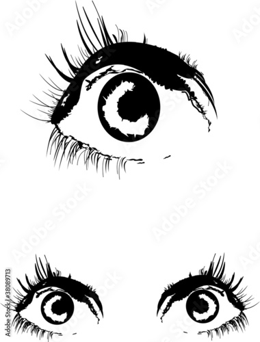 Eyes Line Art