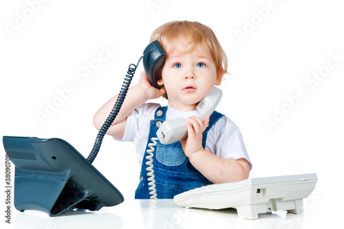Photo: handsome boy talking on the phone handsome boy talking on the phone