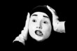 Street mime.