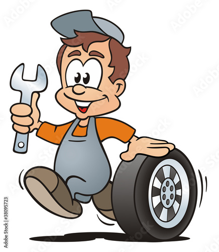 Illustration: Mechanician Running Mechanician Running