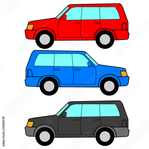 Vector: Set of vector icons - transportation symbols. Set of vector icons - transportation symbols.