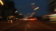Berlin City Night Driving Time Lapse