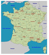 Carte de France - Régions