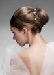 Woman with beautiful hairstyle