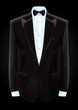 Vector: Black tuxedo Black tuxedo