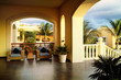 tropical and colonial terrace