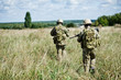 Soldier in patrol