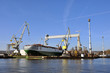 car carrier at docks