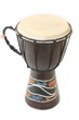 drum ethnic musical instrument of wood and leather membrane drum ethnic musical instrument of wood and leather membrane
