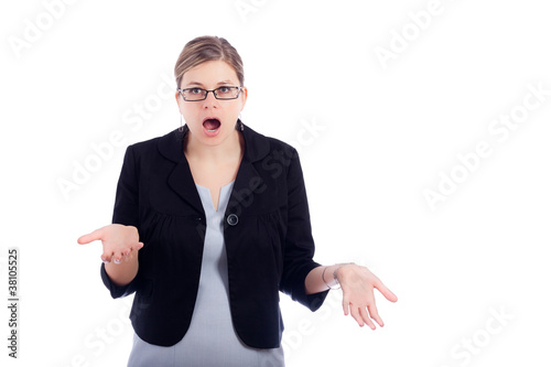 Photo: Shocked business woman Shocked business woman