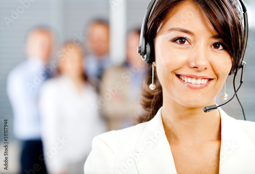 Photo: Customer support operator Customer support operator