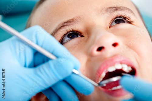 Photo: Kid at the dentist Kid at the dentist