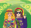 Two Young Hippies