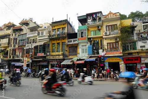 Foto: street in hanoi street in hanoi