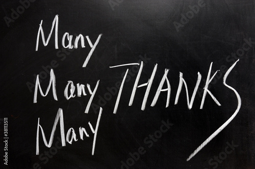 Photo: Many thanks Many thanks